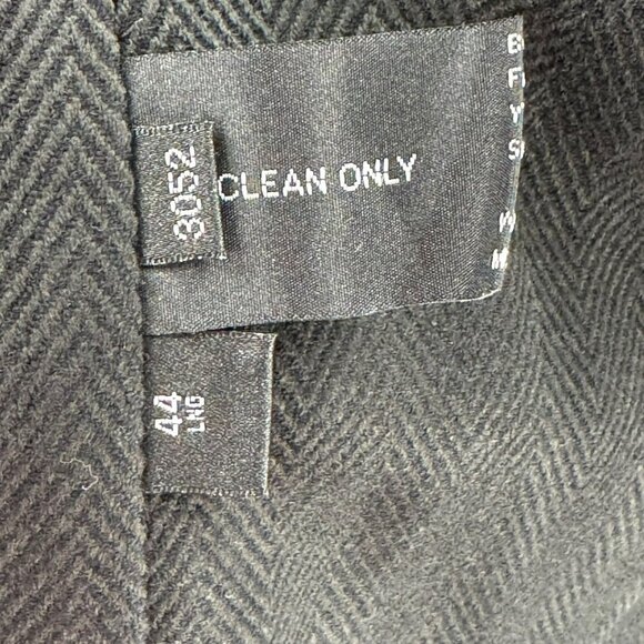 Millennium Collection Black Trench Coat Mens Size 44L Long Professional Outerwea - Picture 11 of 12